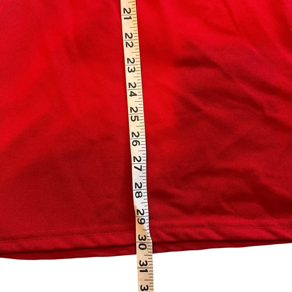 RARE Carroll Shelby Mustang Red Polo w/Front & Back Hit - Picture 8 of 8
